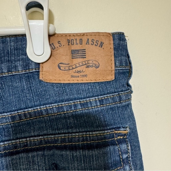 Women’s U.S Polo Assn. Brand Dark Wash Skinny Style Casual Denim Jeans Size 7/8 - Picture 10 of 16